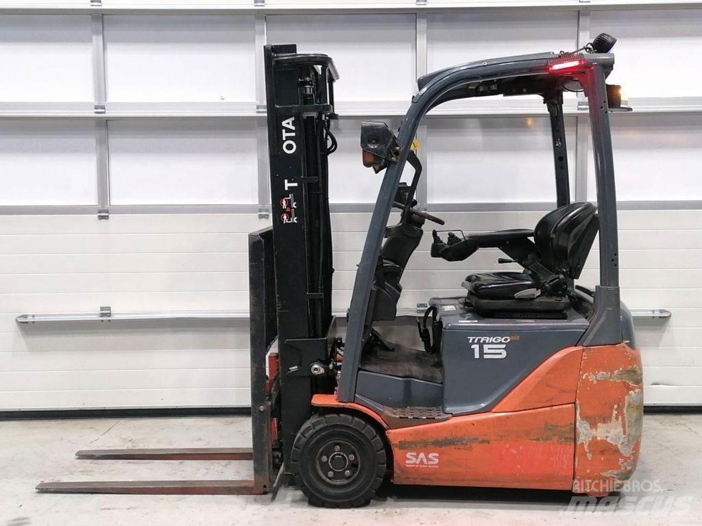 Toyota 8FBET15 Elektrostapler