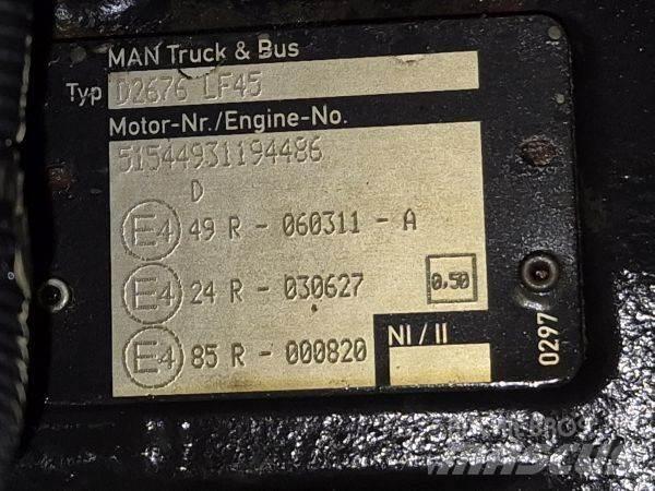 MAN D2676 LF45 Motoren