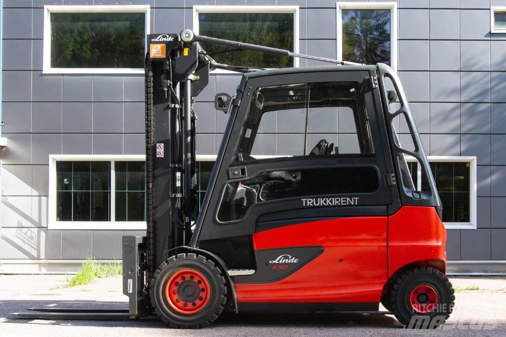Linde E50HL-01 Elektrostapler