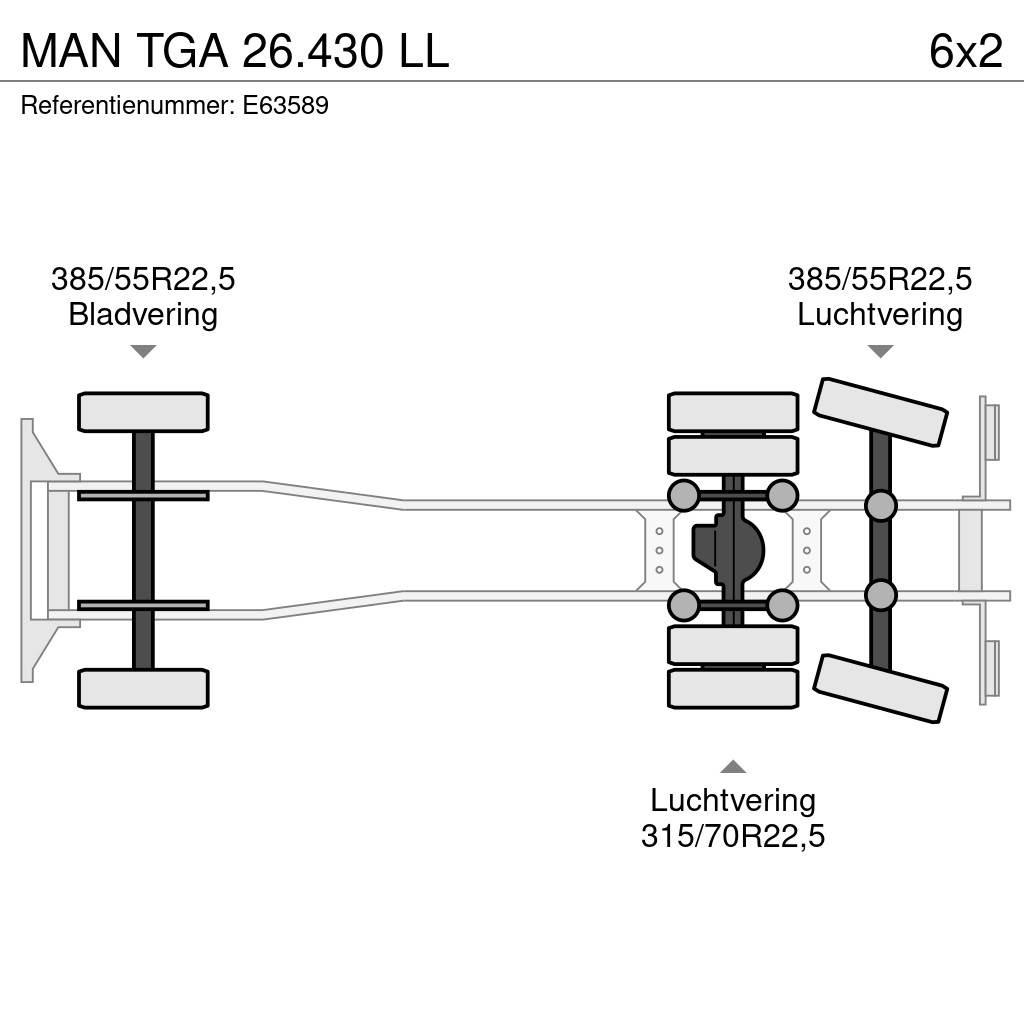 MAN TGA 26.430 LL Abrollkipper