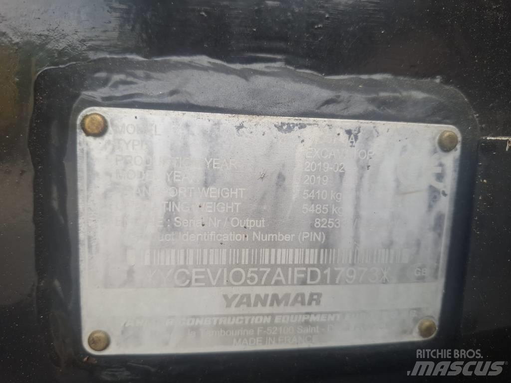 Yanmar Vio 57-6A Minibagger < 7t