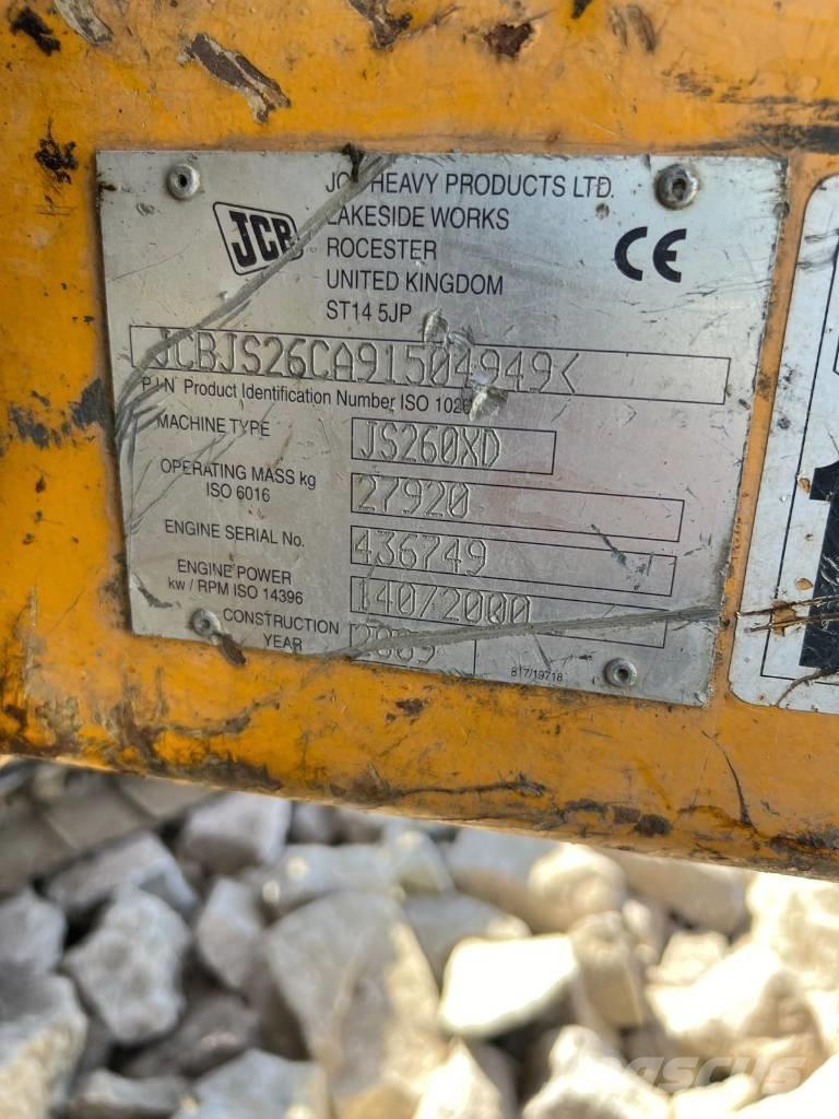 JCB JS 260 XD Ketten