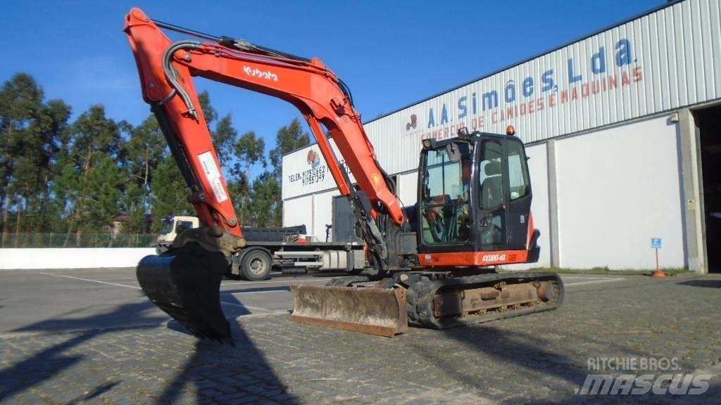Kubota KX 080-4 Midibagger  7t - 12t