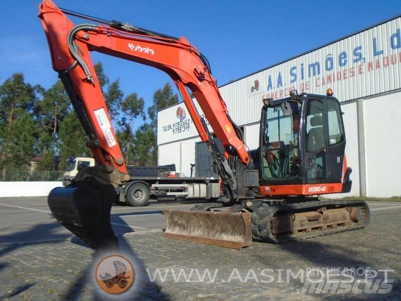 Kubota KX 080-4 Midibagger  7t - 12t