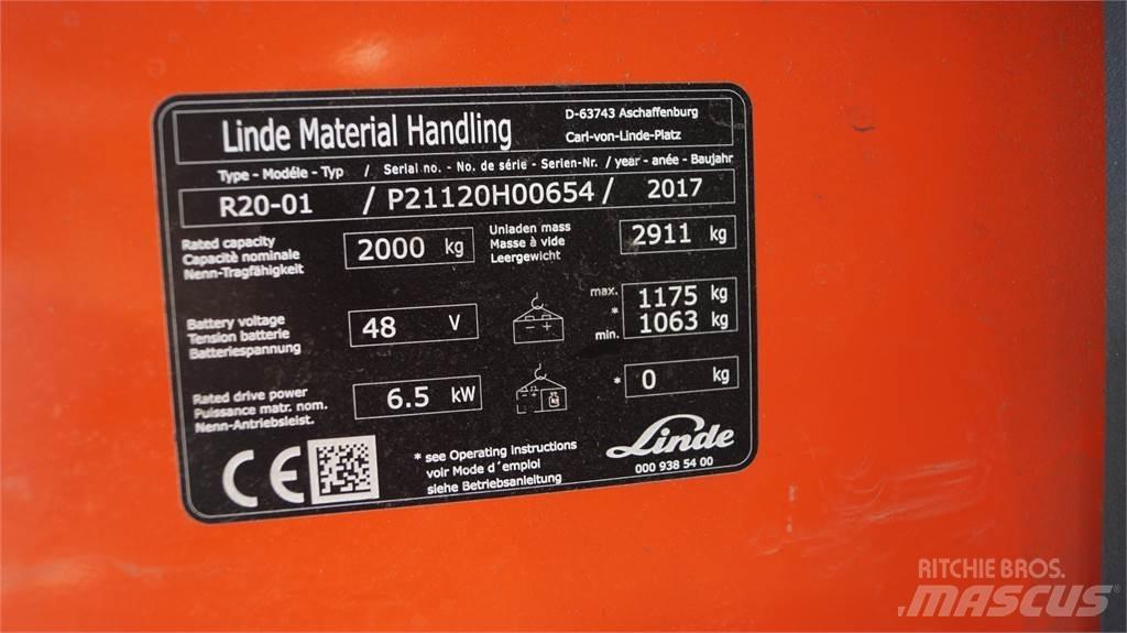 Linde R20 Schubmaststapler