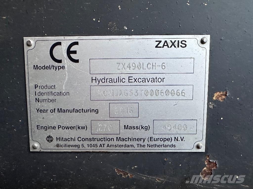 Hitachi ZX 490 LCH Raupenbagger