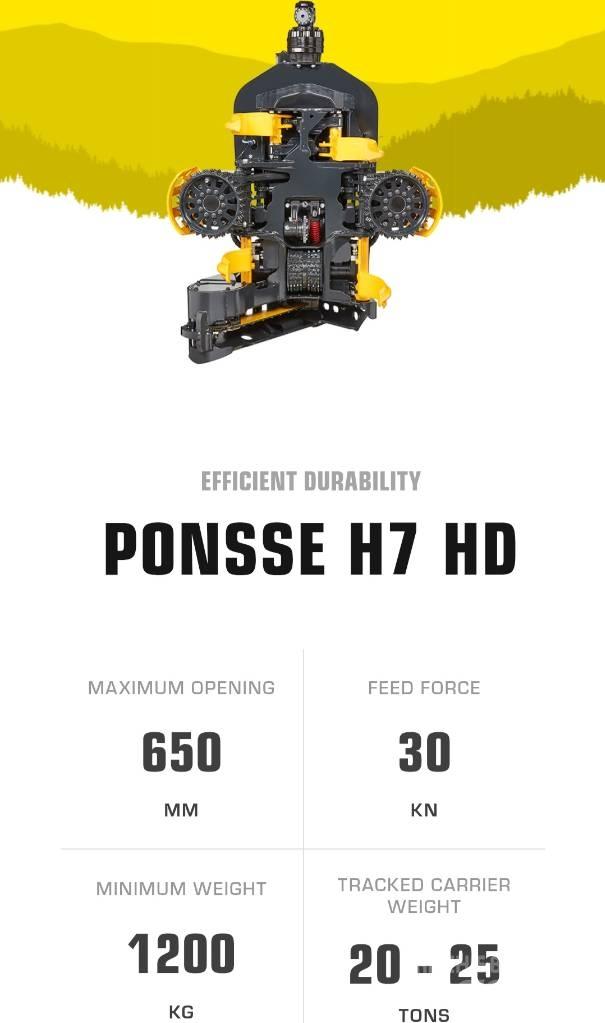 Ponsse H 7HD head Schneidwerke