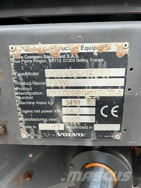 Volvo EC 35 C Minibagger < 7t