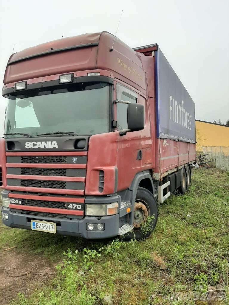 Scania R 124 Pritsche & Plane