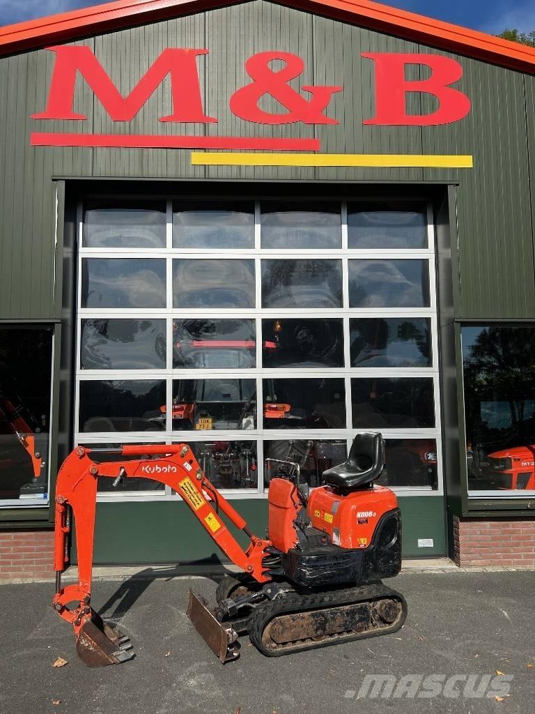 Kubota K 008-3 Minibagger < 7t