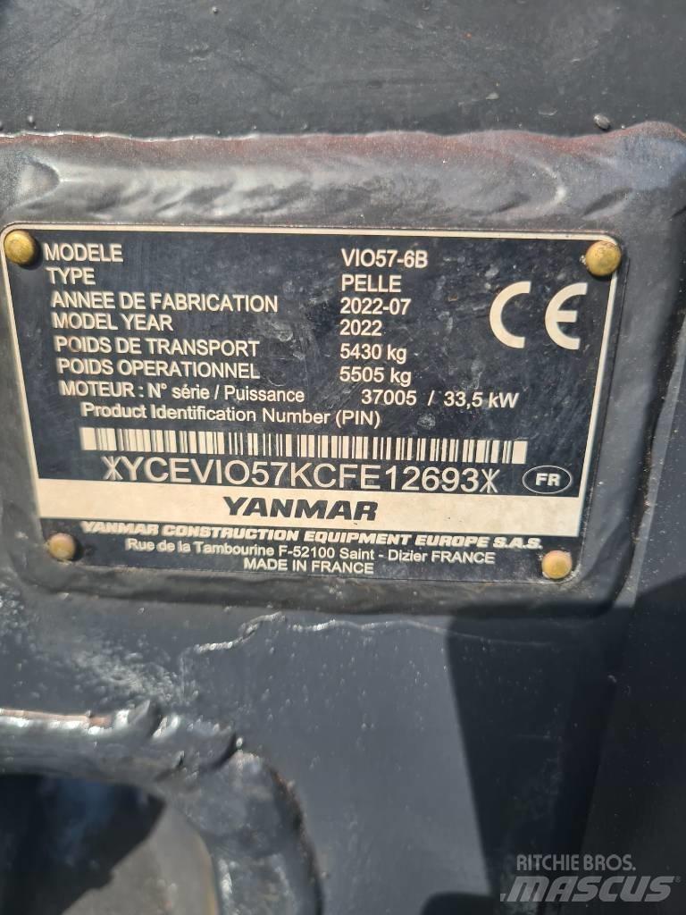 Yanmar Vio 57-6B Minibagger < 7t