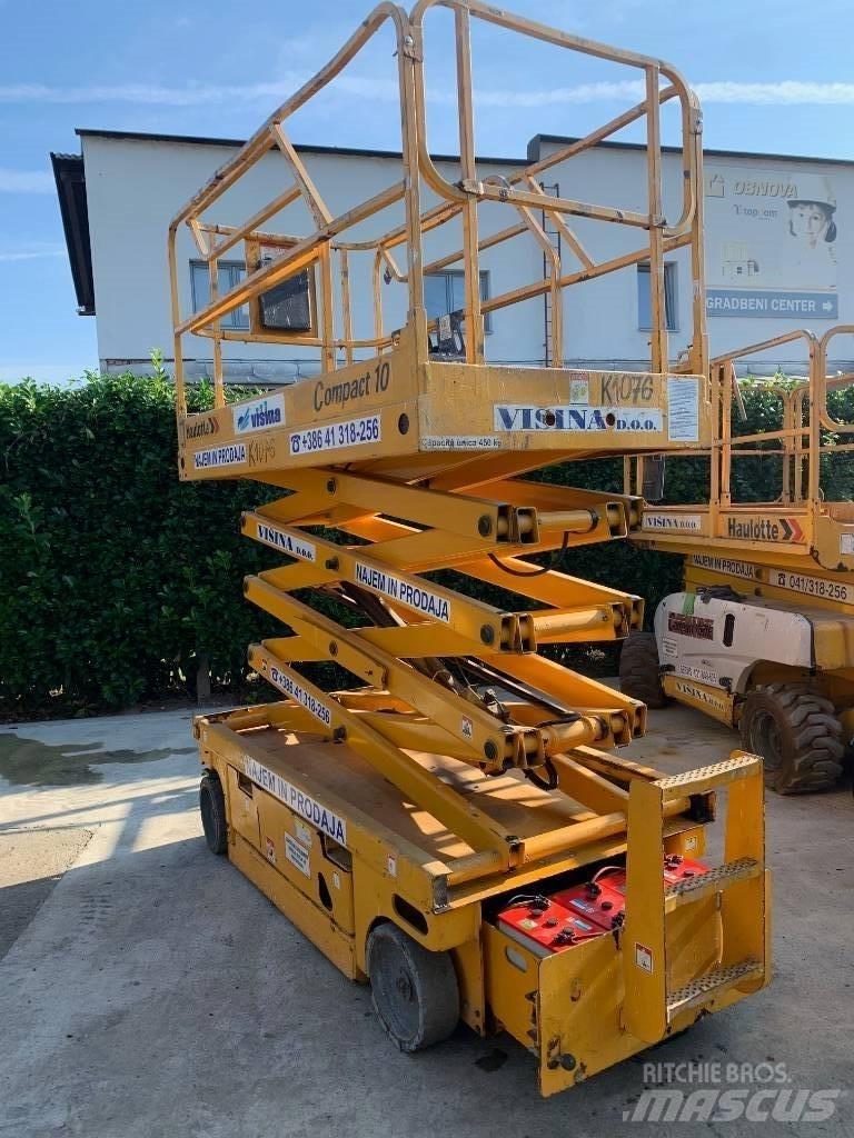 Haulotte Compact 10 Scheren-Arbeitsbühnen
