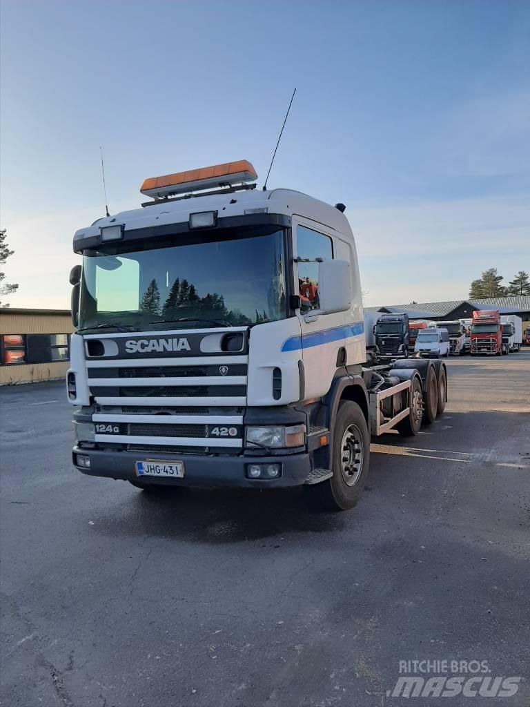 Scania P 124 Abrollkipper