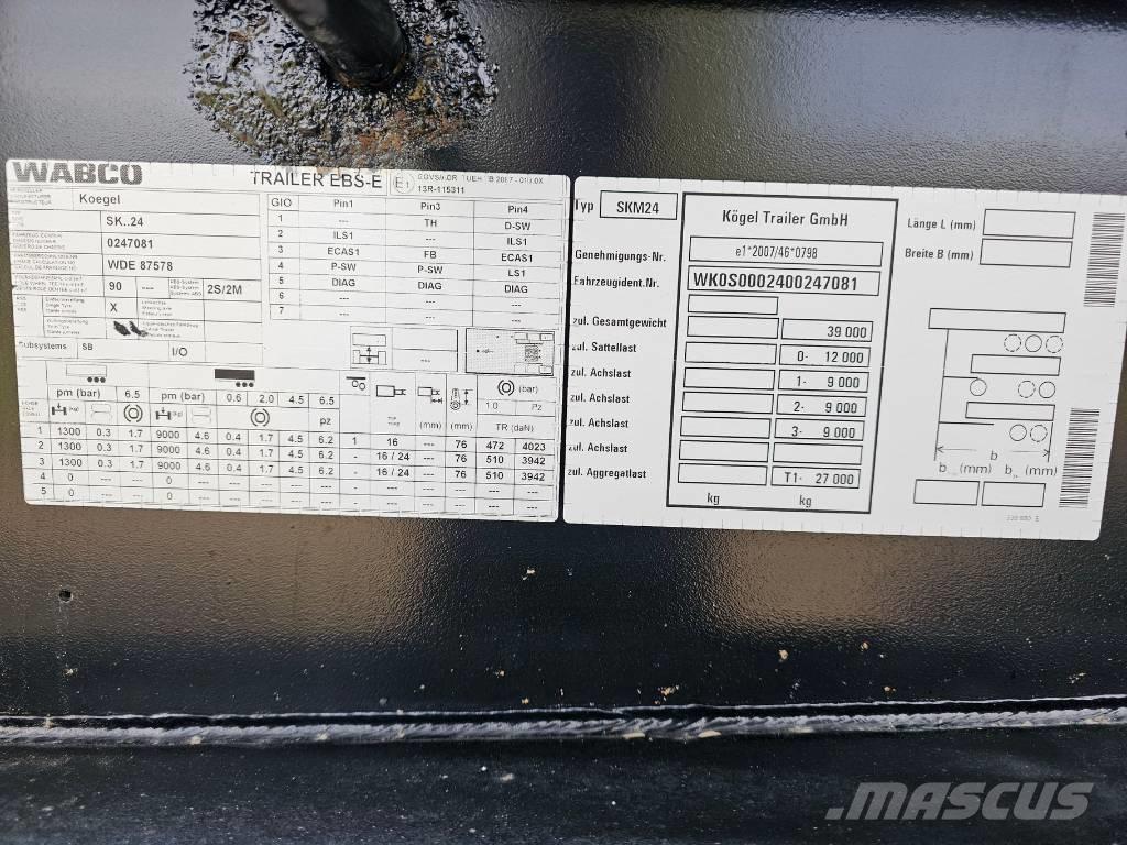 Kögel SKM24 Kippladerauflieger