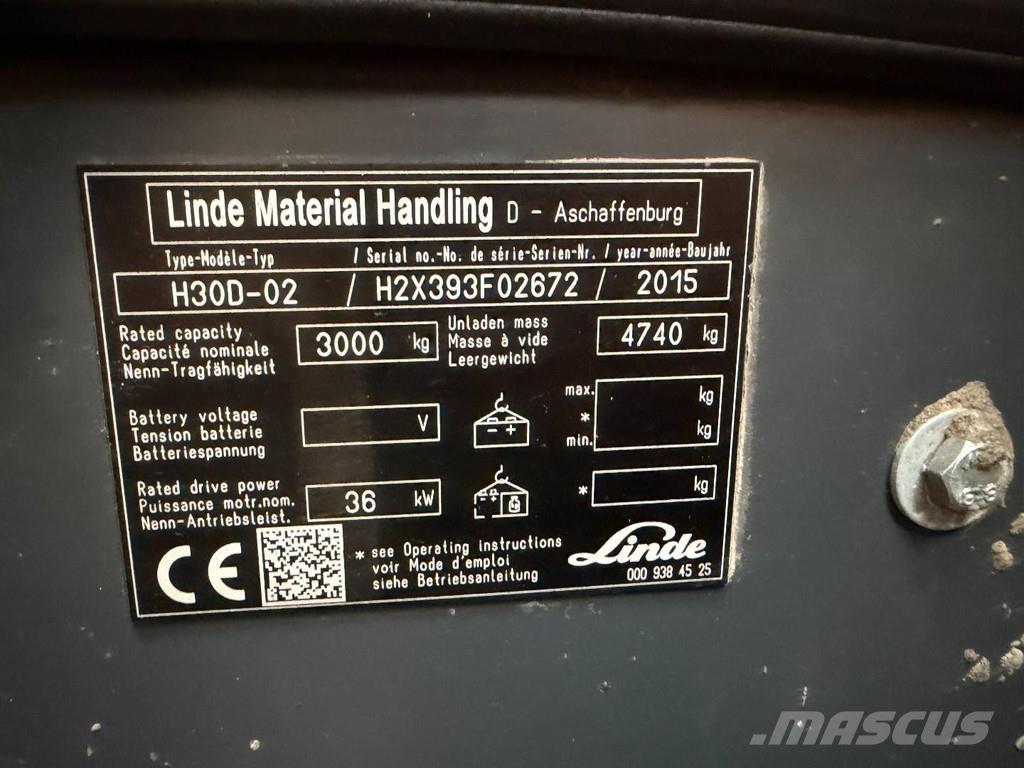 Linde H30D-02 Dieselstapler