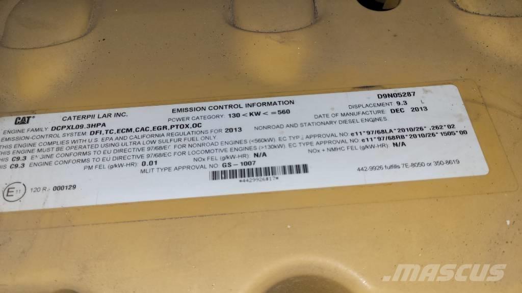 CAT C 9.3 Sonstige Baumaschinen