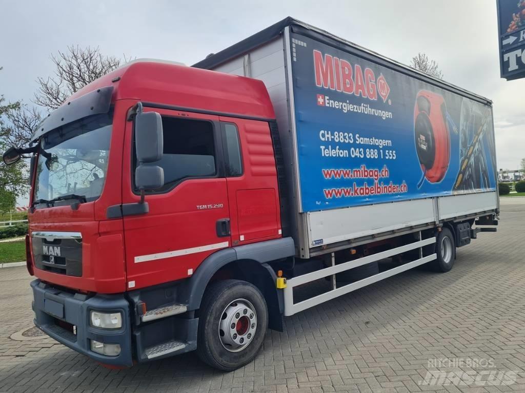 MAN 15.290 / 7.7m / LIFT Pritsche & Plane