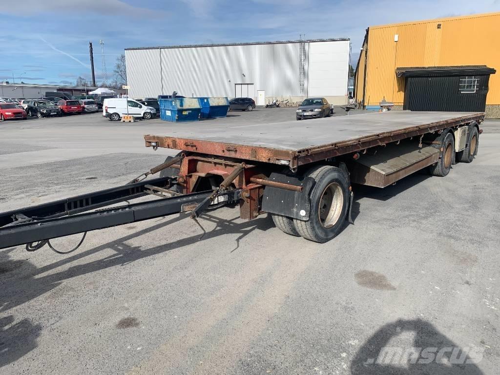 ORY 3 axlad flakvagn Pritschenanhänger