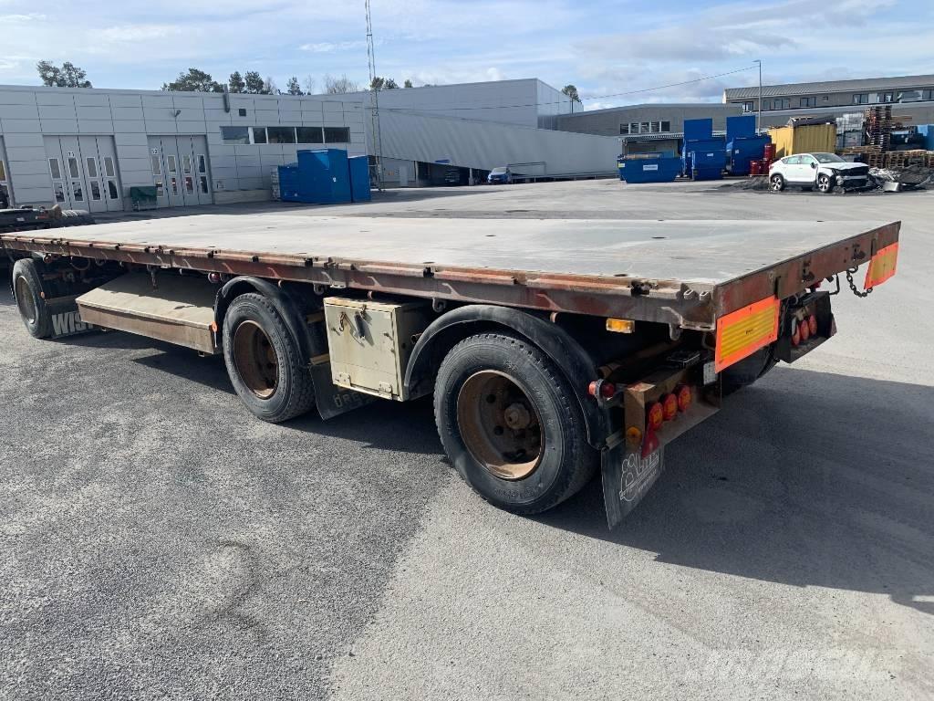 ORY 3 axlad flakvagn Pritschenanhänger