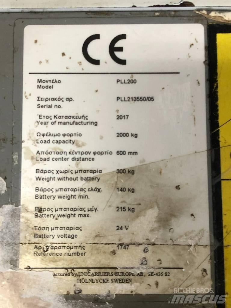Atlet PLL200 Handgeführter Palettenstapler