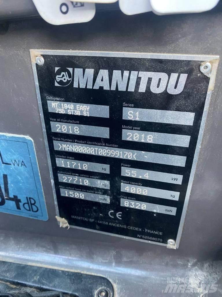 Manitou MT 1840 Teleskoplader