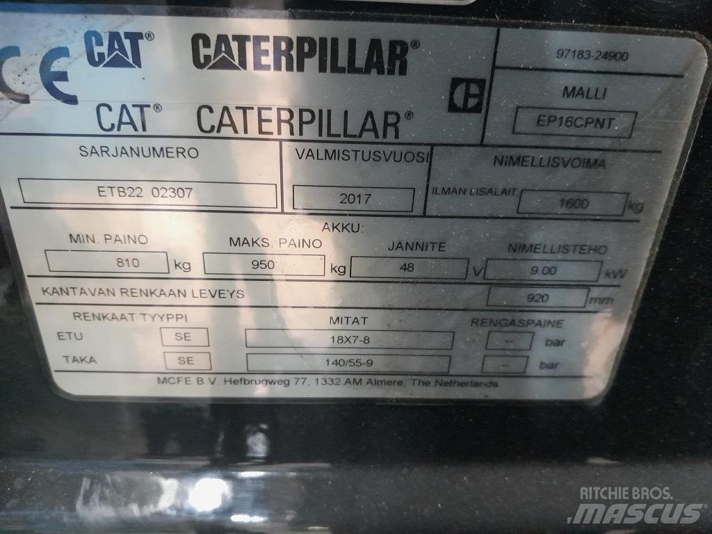 CAT EP 16 CPNT Elektrostapler