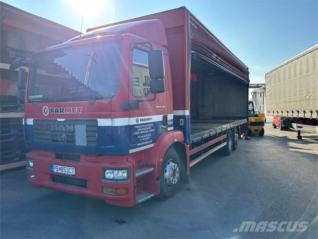 MAN TGM 22.280 Pritschenwagen/Pritschenwagen mit Seitenklappe