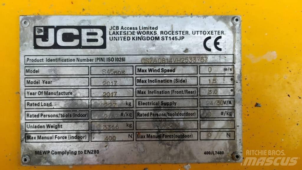 JCB S4550E Scheren-Arbeitsbühnen