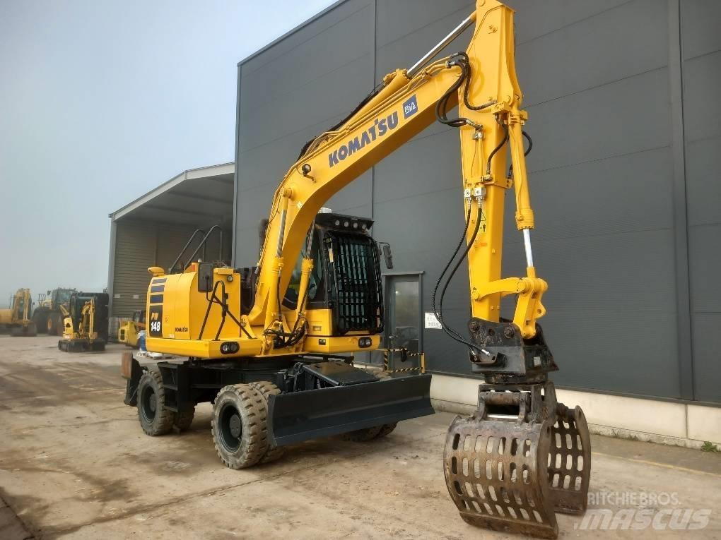 Komatsu PW148-10 Mobilbagger