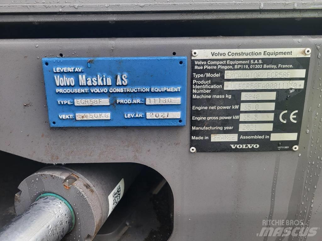 Volvo ECR58F Midibagger  7t - 12t