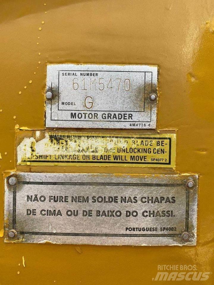 CAT 12G Grader