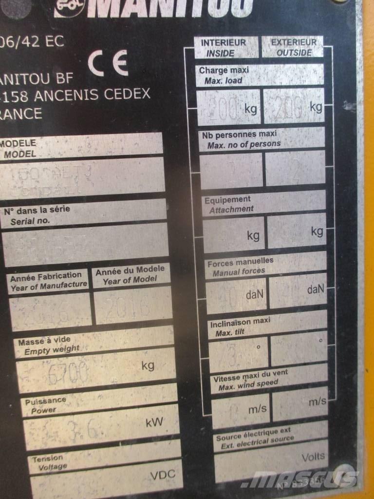 Manitou 150 AET JC Gelenkteleskoparbeitsbühnen