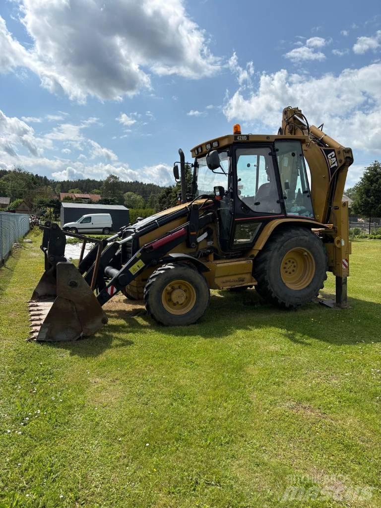 CAT 428 D 4x4 Baggerlader