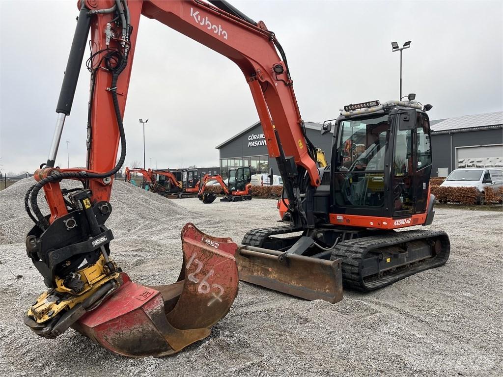Kubota KX 080-4 Midibagger  7t - 12t