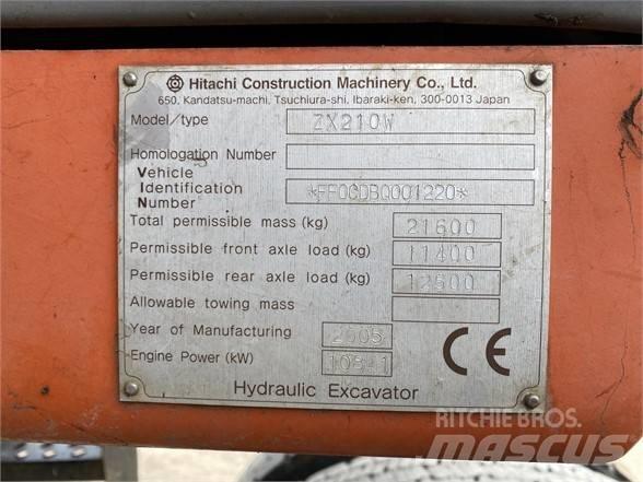Hitachi ZX 210 W Mobilbagger