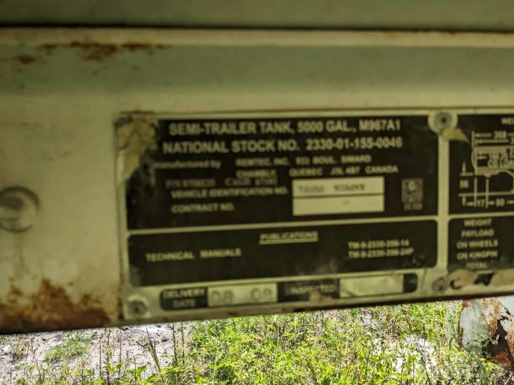 Remtec m67a1 Tankanhänger