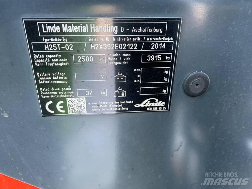 Linde H25T-02 Gasstapler