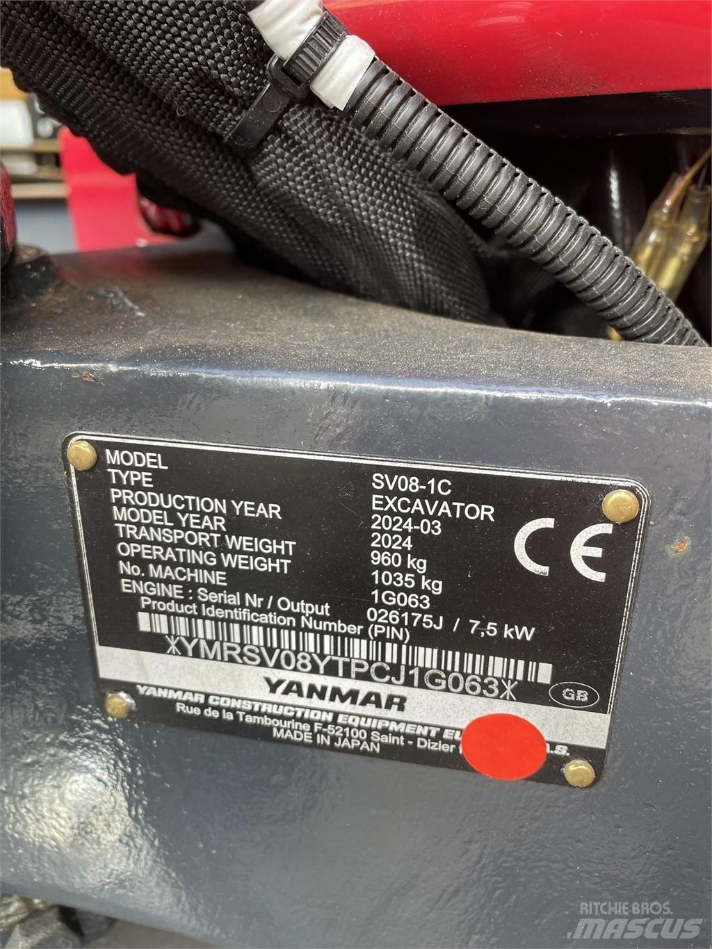 Yanmar SV 08 Minibagger < 7t