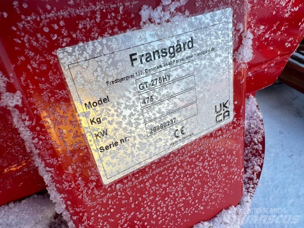 Fransgård GT 275 HY Schneeschilde und -pflüge