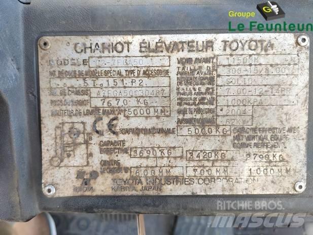 Toyota 02-7 FG A 50 Gasstapler