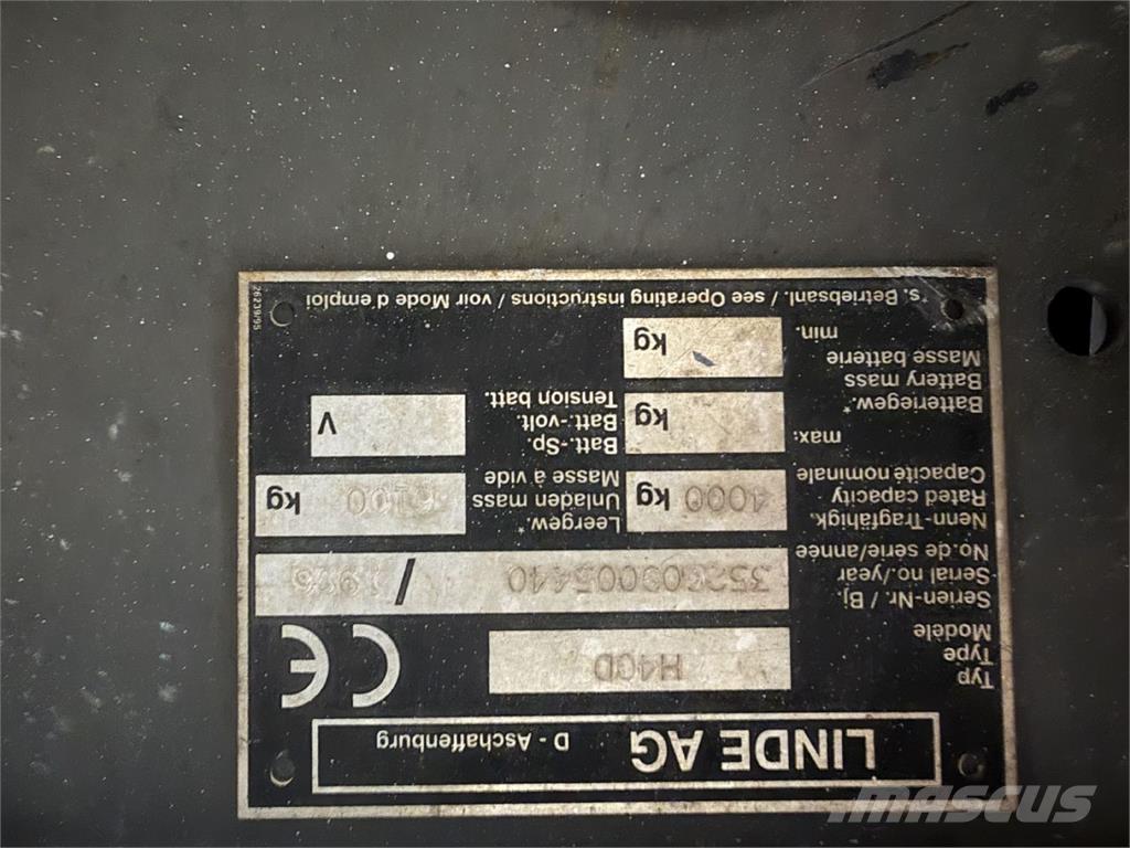 Linde H40D Dieselstapler