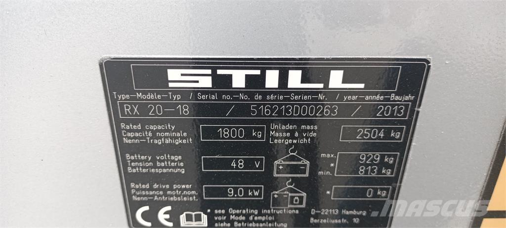 Still RX20-18 Elektrostapler