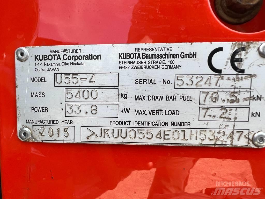 Kubota U 55-4 Minibagger < 7t