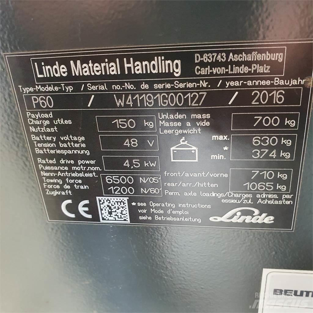 Linde P60 Schlepper