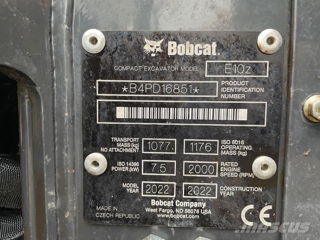 Bobcat E 10z Minibagger < 7t