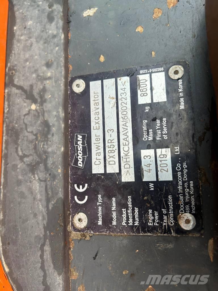 Doosan DX 85 R-3 Midibagger  7t - 12t