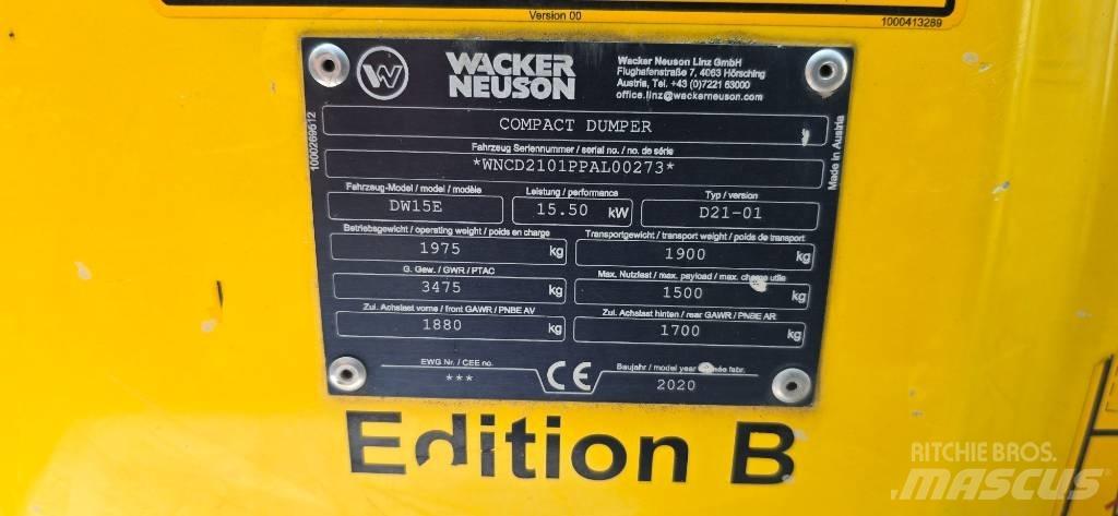 Wacker Neuson DW15e Minidumper