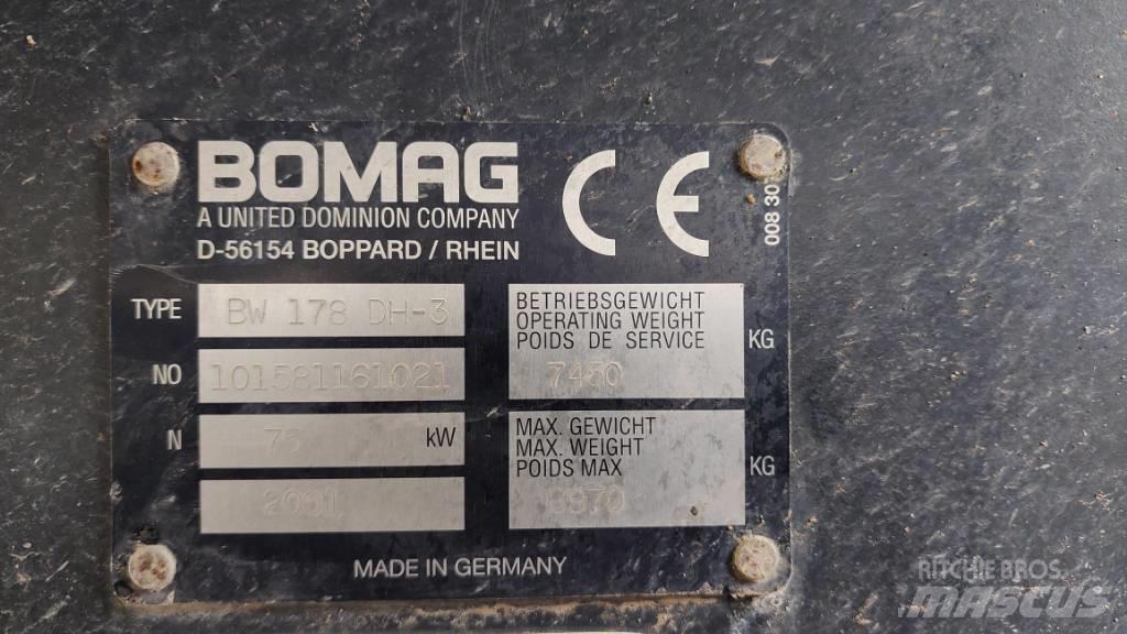 Bomag BW 178 D H-3 Tandemwalzen