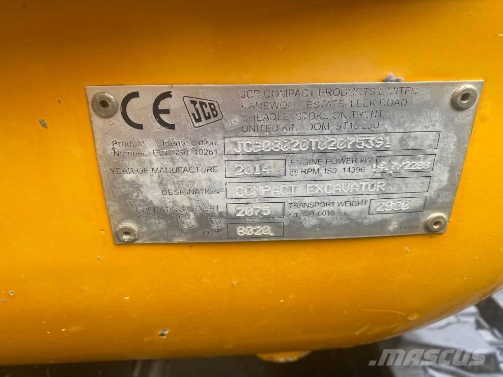 JCB 8020 Minibagger < 7t