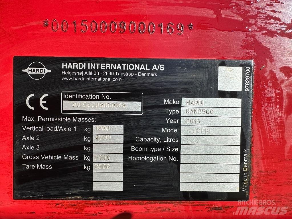 Hardi Ranger 2500 Anhängespritzen